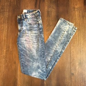 Garage high waisted skinny jeans
